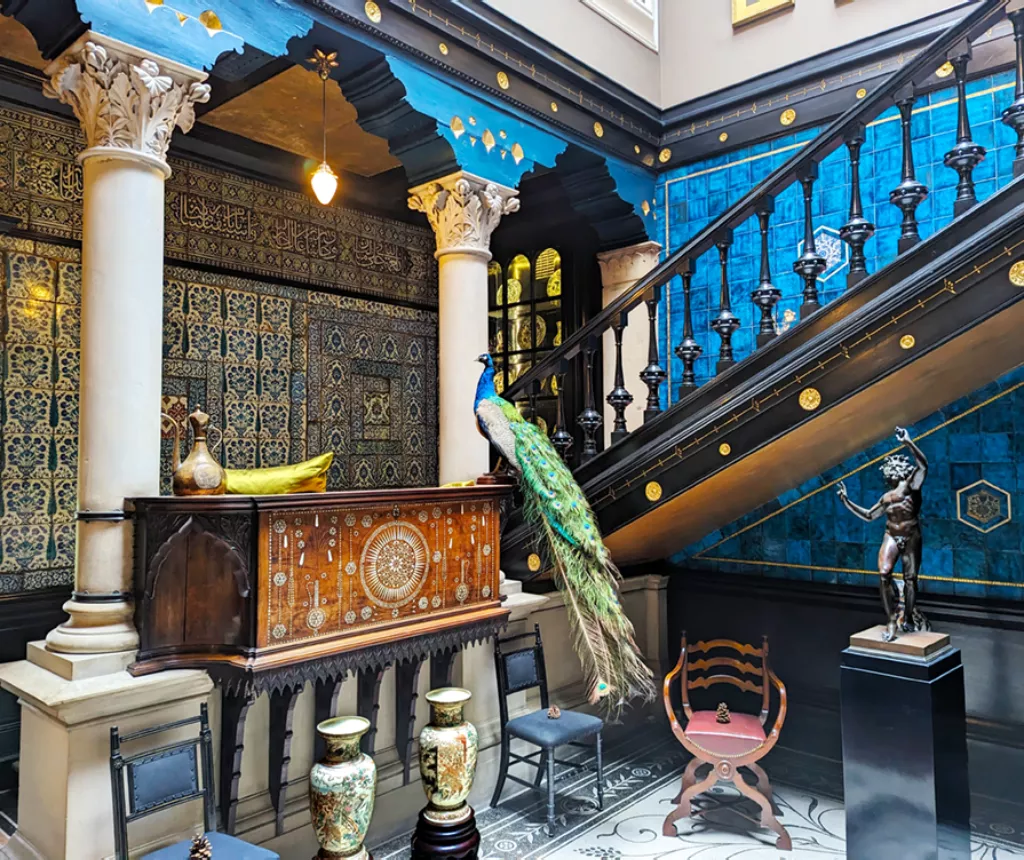 Entrance foyer of Leighton House Museum | Postcard